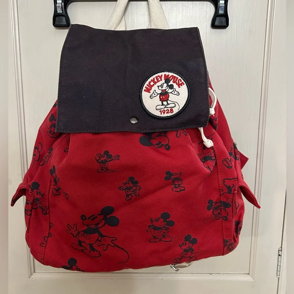 Disneys Mickey Mouse Junk Food canvas Backpack